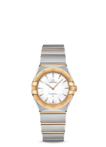 Omega Constellation Manhattan 28 Quartz Stainless Steel / Yellow Gold / MOP